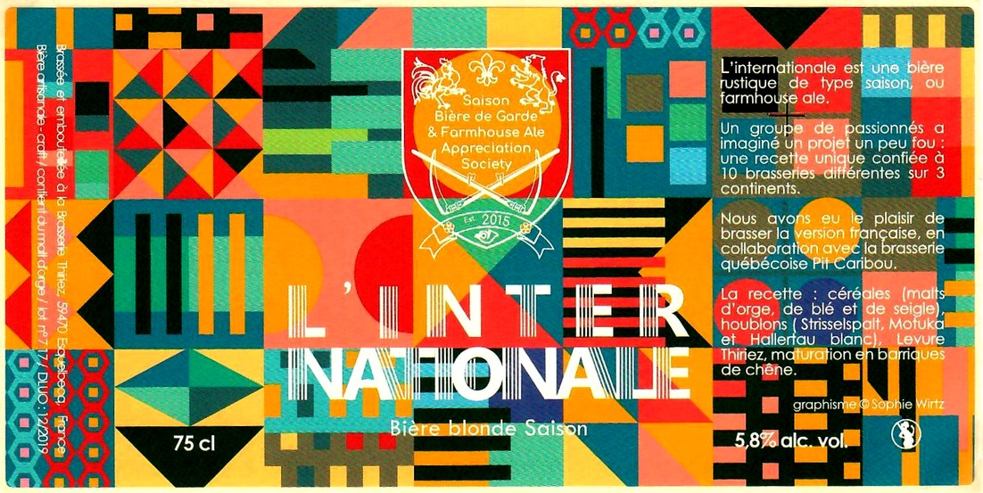 etiquette BRASSERIE THIRIEZ 155