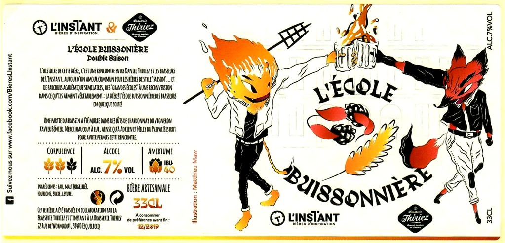 etiquette BRASSERIE THIRIEZ 156