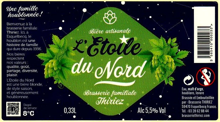 etiquette BRASSERIE THIRIEZ 161