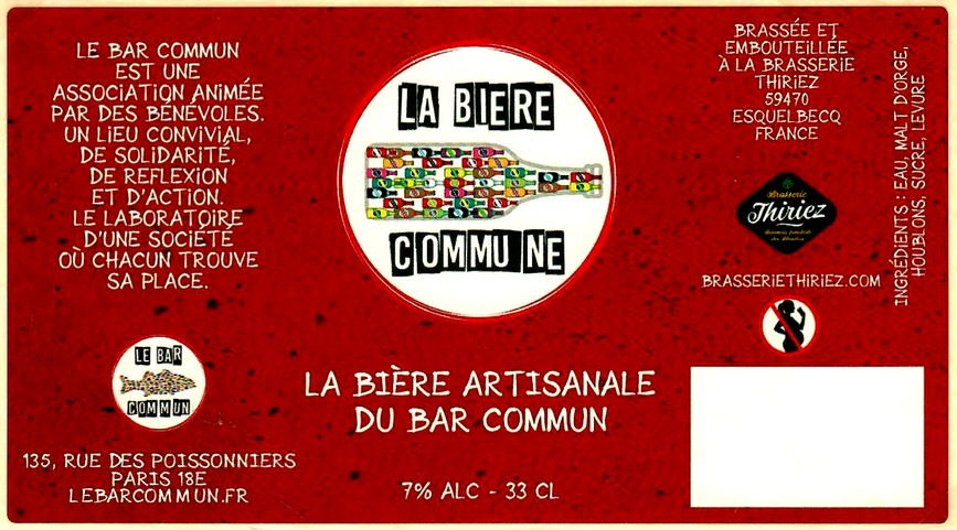 etiquette BRASSERIE THIRIEZ 163