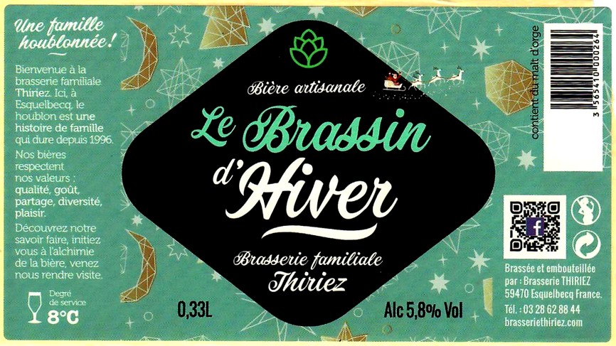 etiquette BRASSERIE THIRIEZ 176