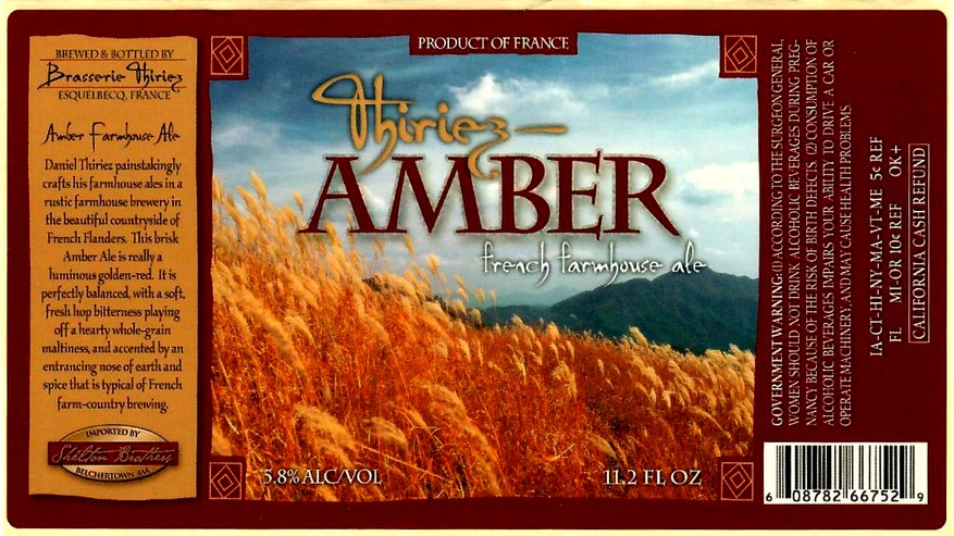 etiquette BRASSERIE THIRIEZ 181