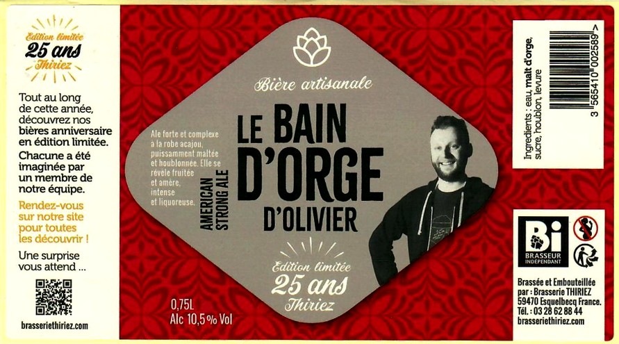 etiquette BRASSERIE THIRIEZ 188