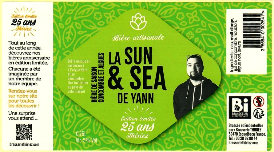 etiquette BRASSERIE THIRIEZ 191