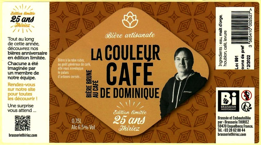 etiquette BRASSERIE THIRIEZ 192