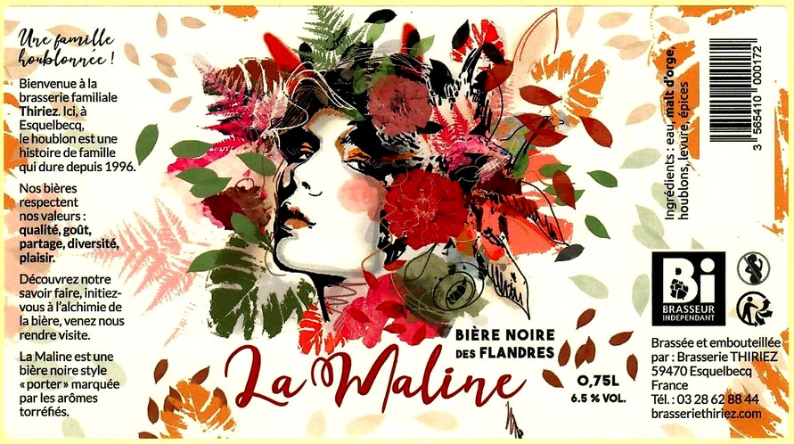etiquette BRASSERIE THIRIEZ 195