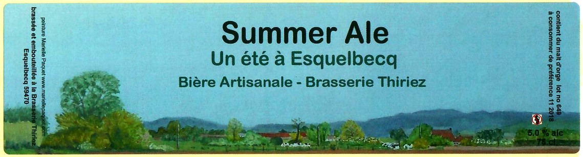 etiquette BRASSERIE THIRIEZ 205