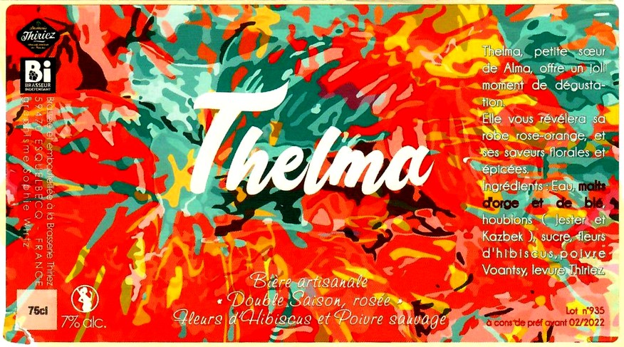 etiquette BRASSERIE THIRIEZ 212