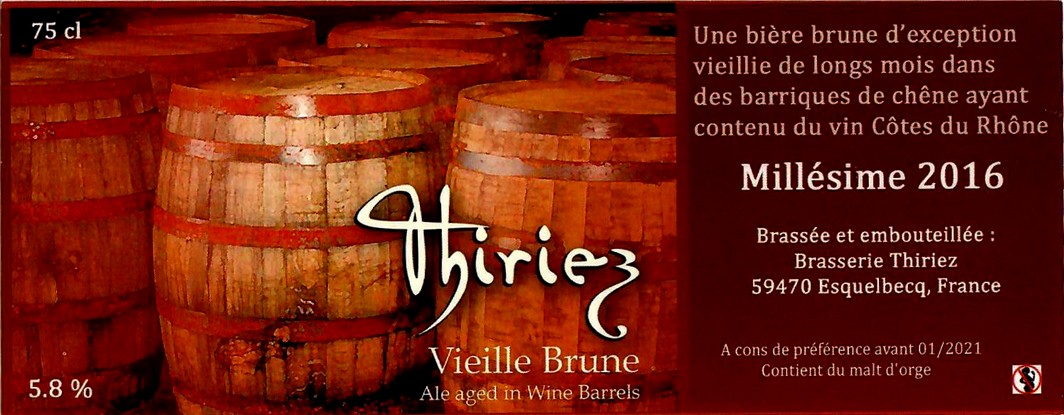 etiquette BRASSERIE THIRIEZ 218