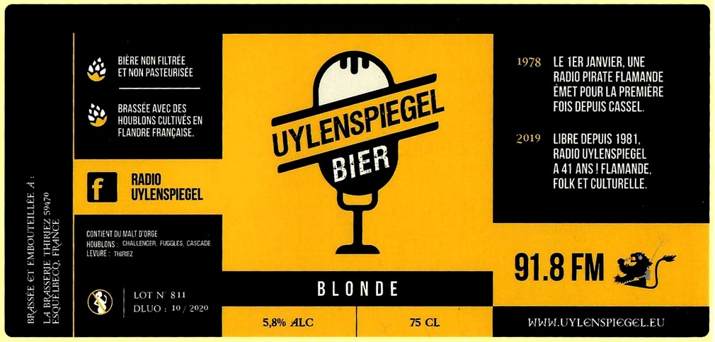 etiquette BRASSERIE THIRIEZ 219