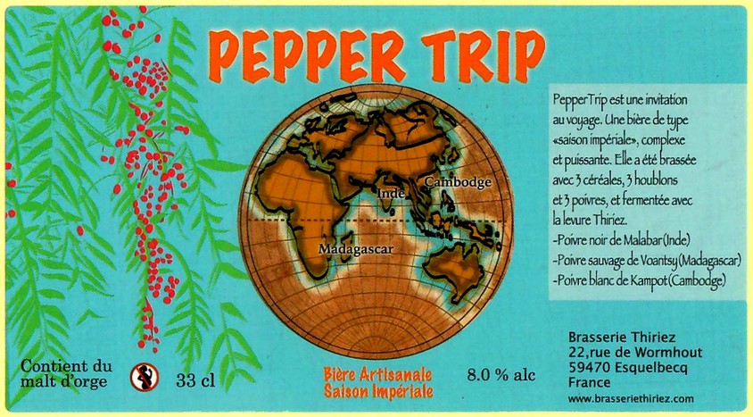 Etiquette BRASSERIE THIRIEZ 222