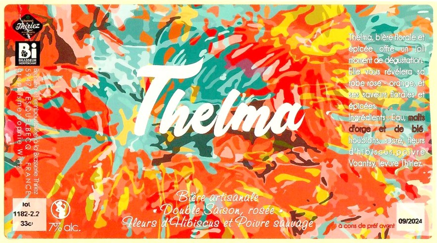 Etiquette BRASSERIE THIRIEZ 237