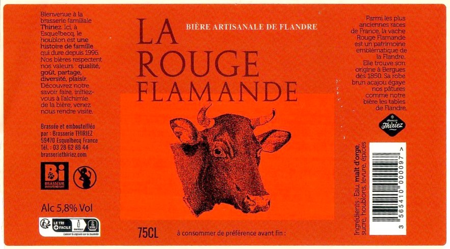 Etiquette BRASSERIE THIRIEZ 240