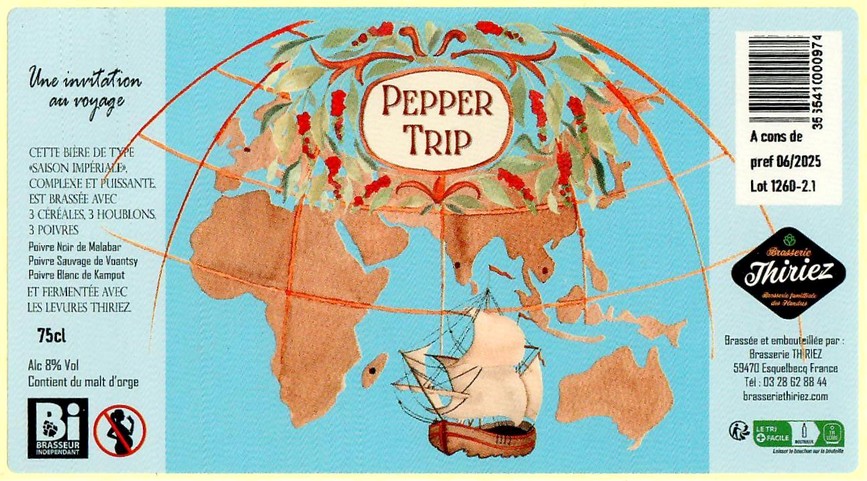 Etiquette BRASSERIE THIRIEZ 243