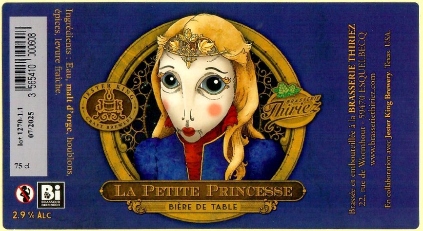 Etiquette BRASSERIE THIRIEZ 245