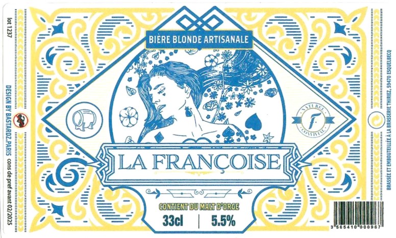 Etiquette BRASSERIE THIRIEZ 246