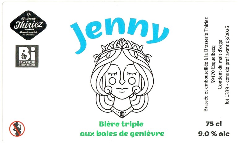 Etiquette BRASSERIE THIRIEZ 256