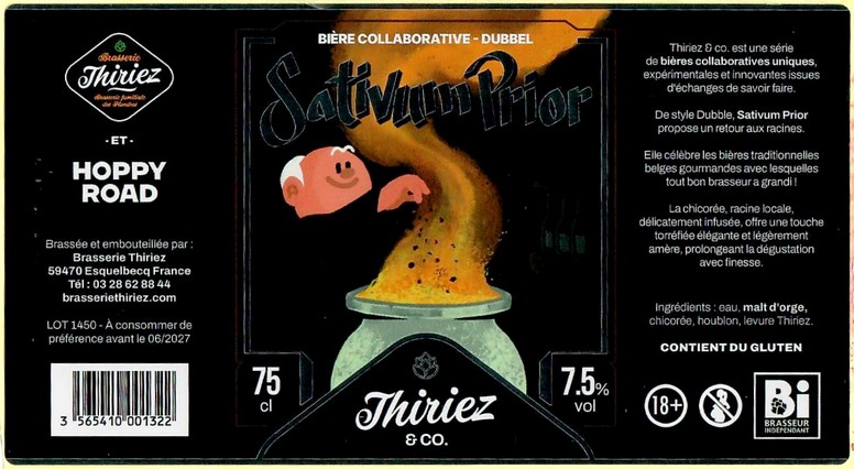 Etiquette BRASSERIE THIRIEZ 262