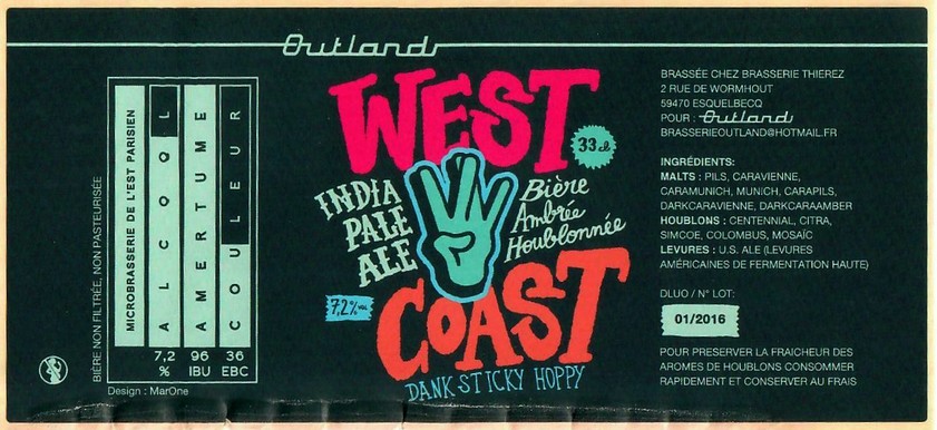 Etiquette BRASSERIE THIRIEZ 265