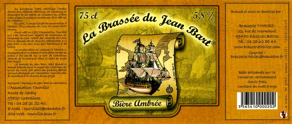 etiquette BRASSERIE THIRIEZ 43