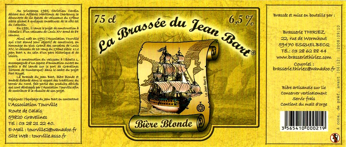 etiquette BRASSERIE THIRIEZ 44