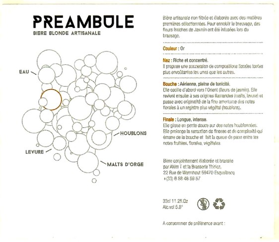 etiquette BRASSERIE THIRIEZ 79