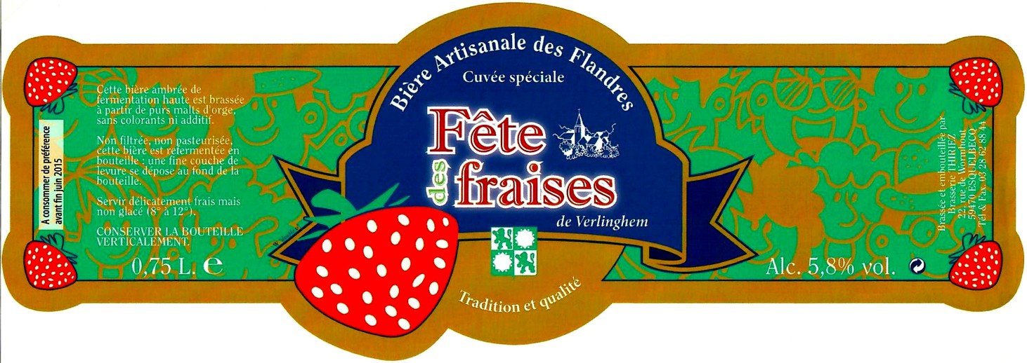 etiquette BRASSERIE THIRIEZ 88