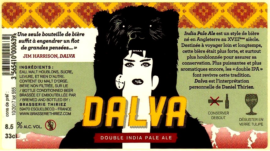 etiquette BRASSERIE THIRIEZ 89