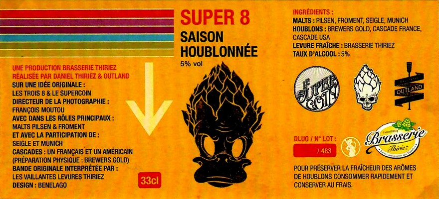 etiquette BRASSERIE THIRIEZ 91