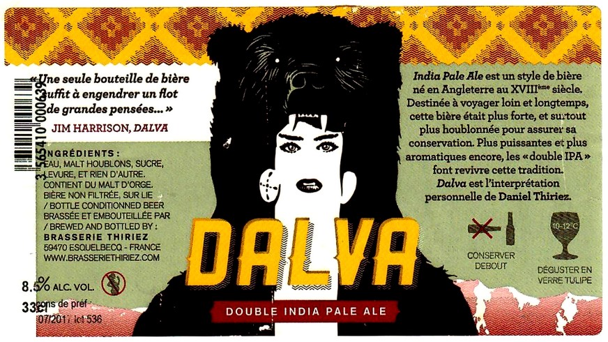 etiquette BRASSERIE THIRIEZ 94