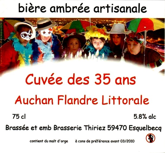 etiquette BRASSERIE THIRIEZ 95