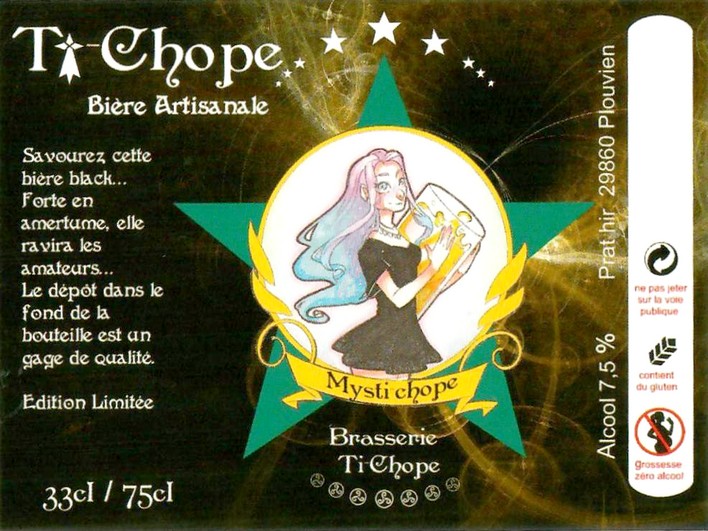 Etiquette BRASSERIE TI CHOPE 11
