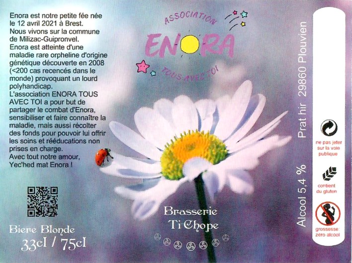 Etiquette BRASSERIE TI CHOPE 12