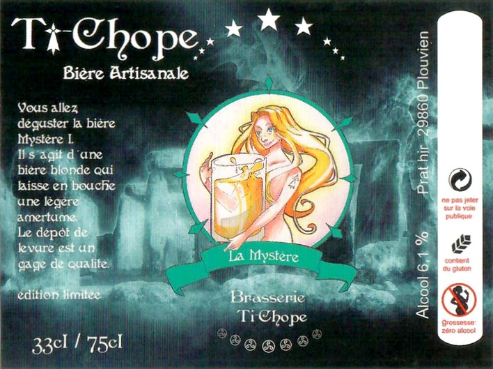 Etiquette BRASSERIE TI CHOPE 13