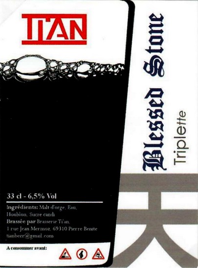 Etiquette BRASSERIE TIAN 05