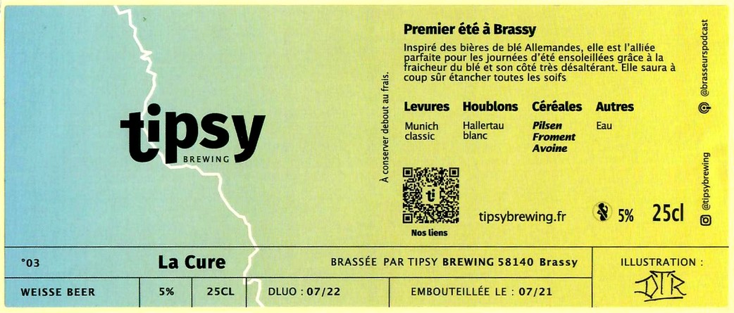 Etiquette BRASSERIE TIPSY BREWING 04