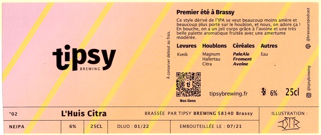 Etiquette BRASSERIE TIPSY 06