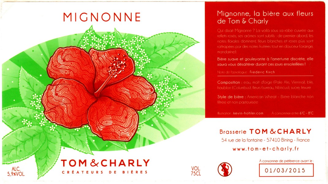 etiquette BRASSERIE TOM ET CHARLY 08