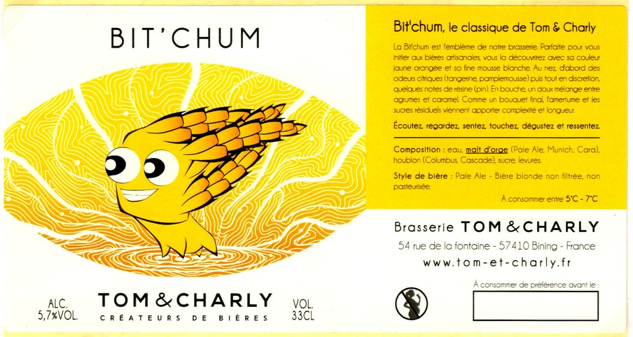 etiquette BRASSERIE TOM ET CHARLY 09