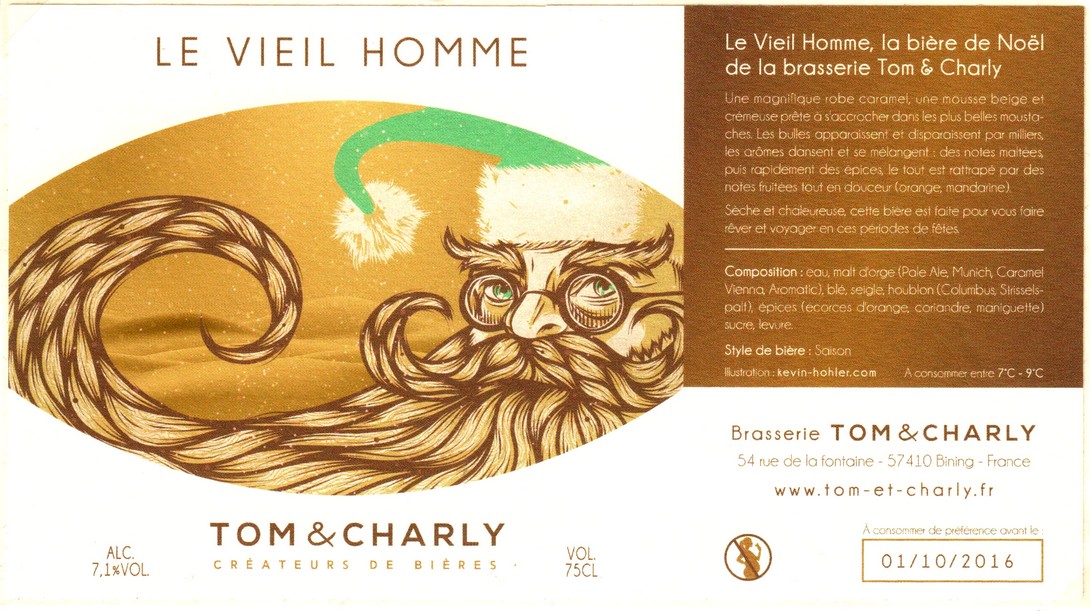 etiquette BRASSERIE TOM ET CHARLY 12