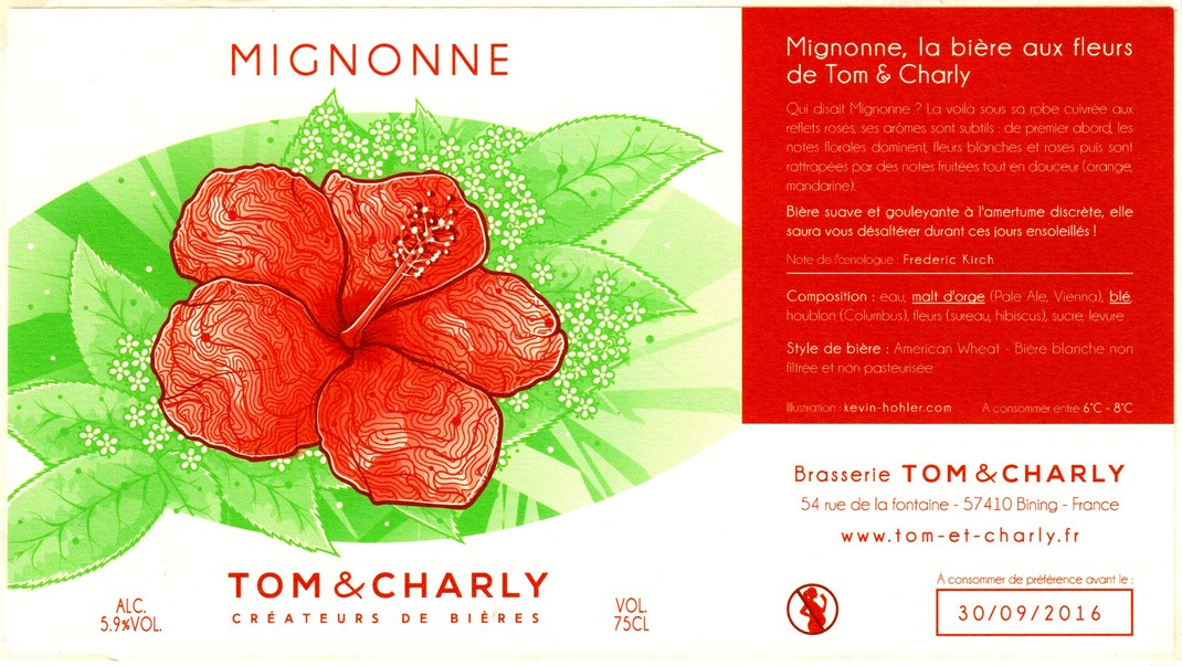 etiquette BRASSERIE TOM ET CHARLY 14