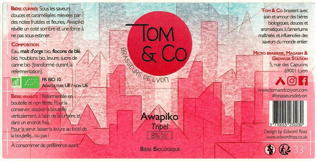 Etiquette BRASSERIE TOM&CO 05