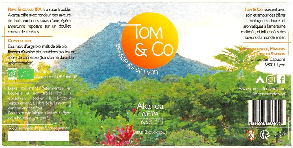 Etiquette BRASSERIE TOM&CO 06