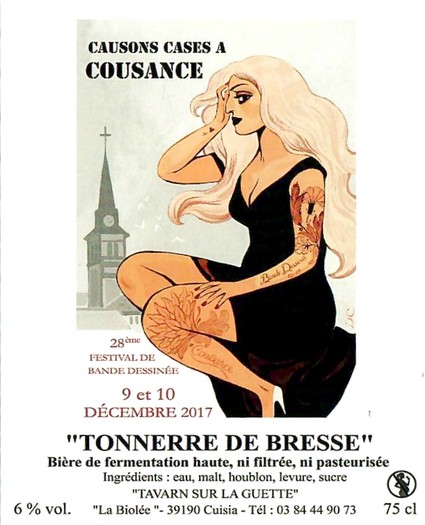 Etiquette BRASSERIE TONNERRE DE BRESSE 11