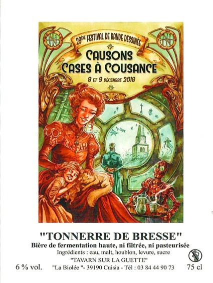 Etiquette BRASSERIE TONNERRE DE BRESSE 13