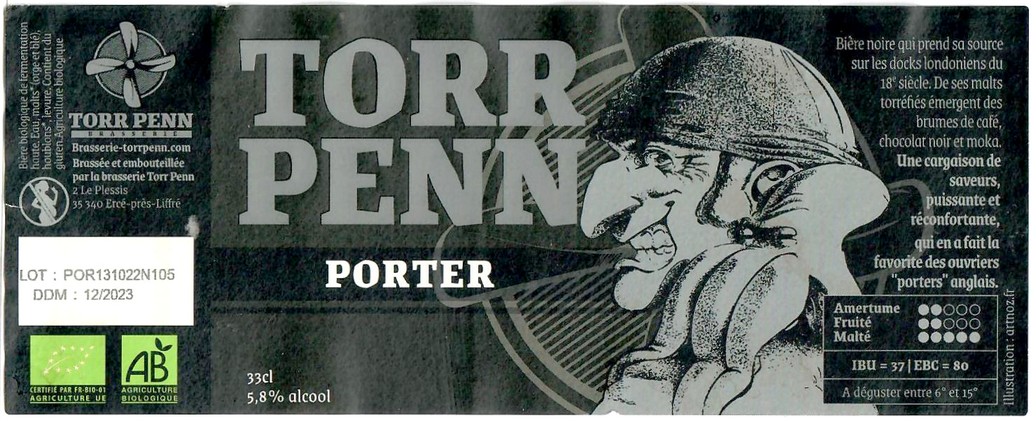 Etiquette BRASSERIE TORR PENN 04