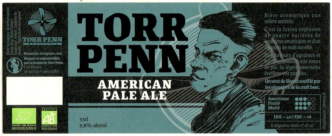 Etiquette BRASSERIE TORR PENN 13