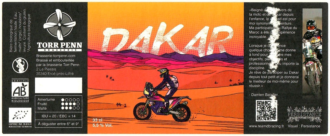 Etiquette BRASSERIE TORR PENN 22