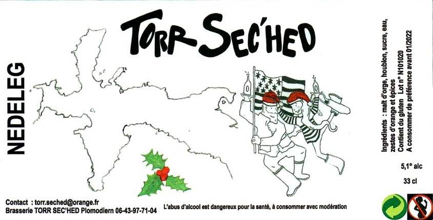 etiquette BRASSERIE TORR SEC'HED 06