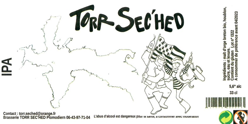Etiquette BRASSERIE TORR SEC'HED 09